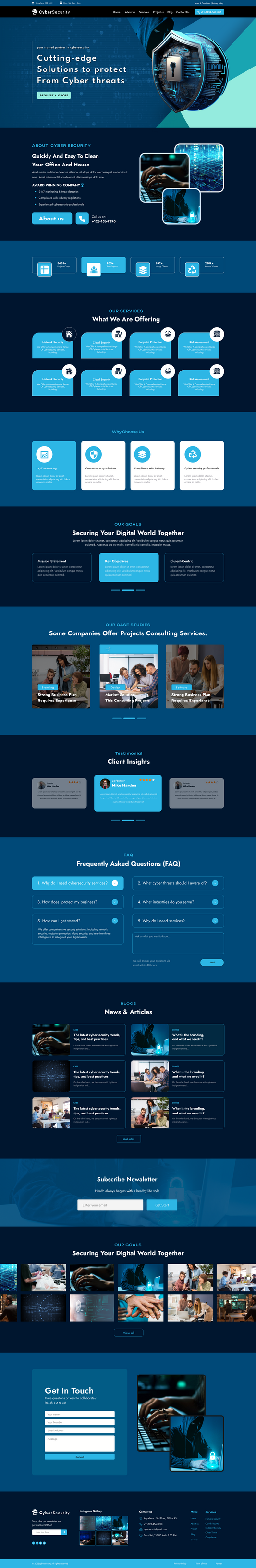 Security Services WordPress Theme