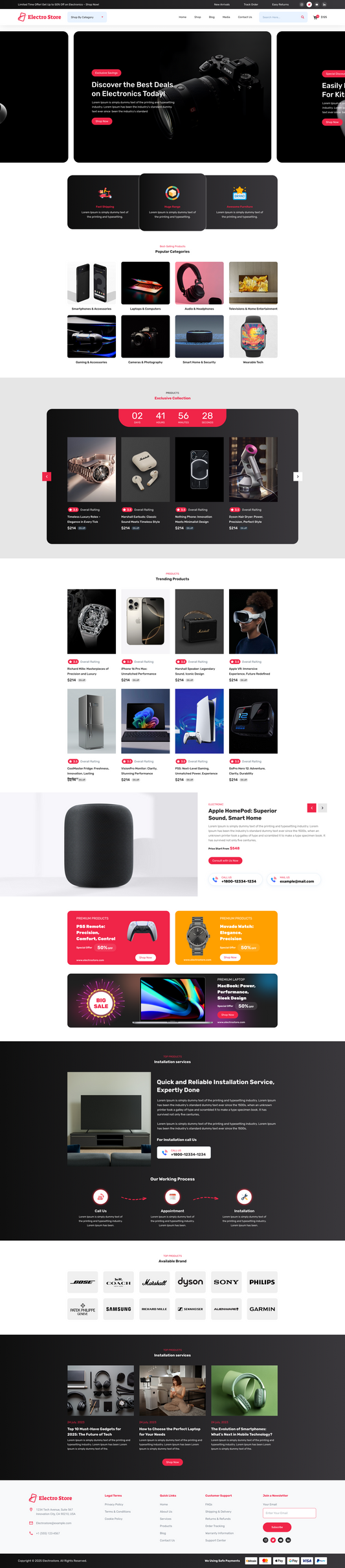 Electro WordPress Theme