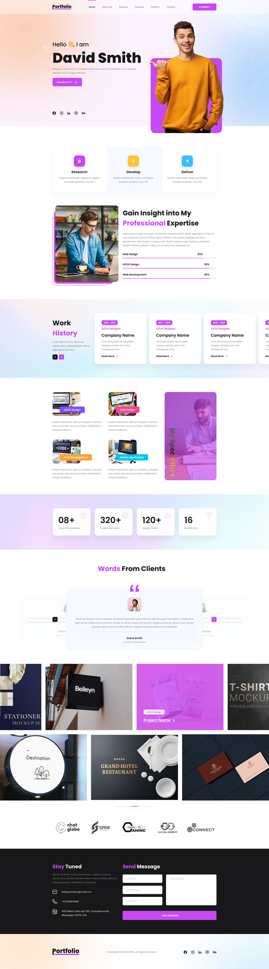 Portfolio WordPress Theme