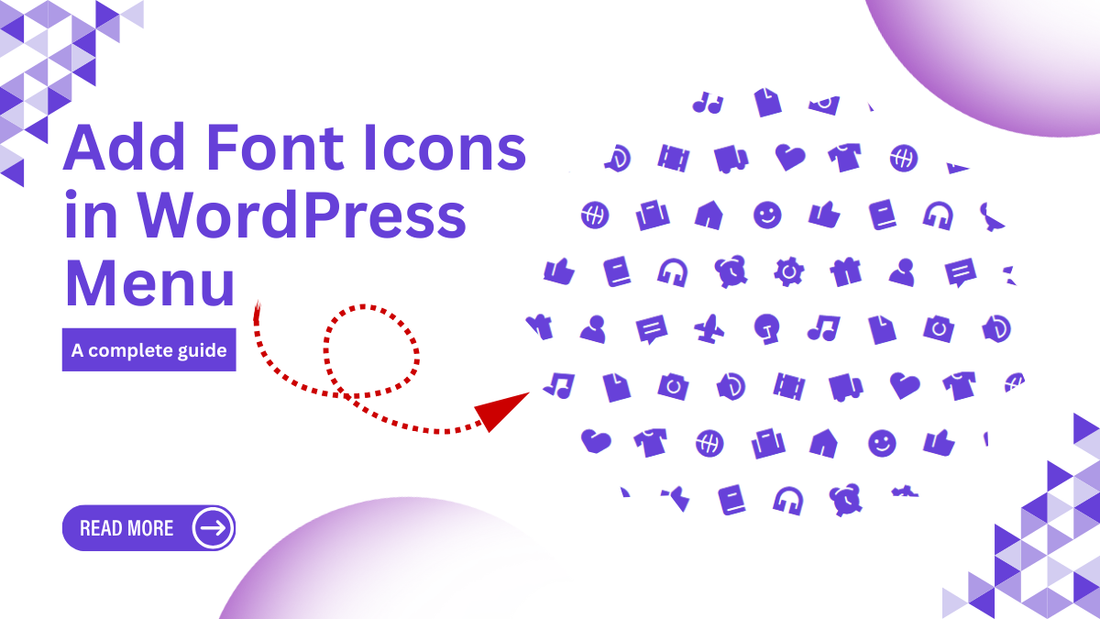 Add Font Icons in WordPress Menu