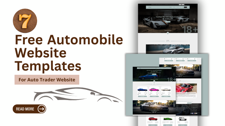 Free Automobile Website Templates