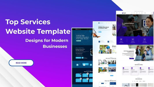  Services Website Template