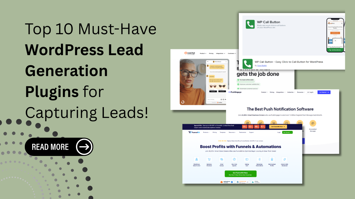Top 10 Must-Have WordPress Lead Generation Plugins for Capturing Leads