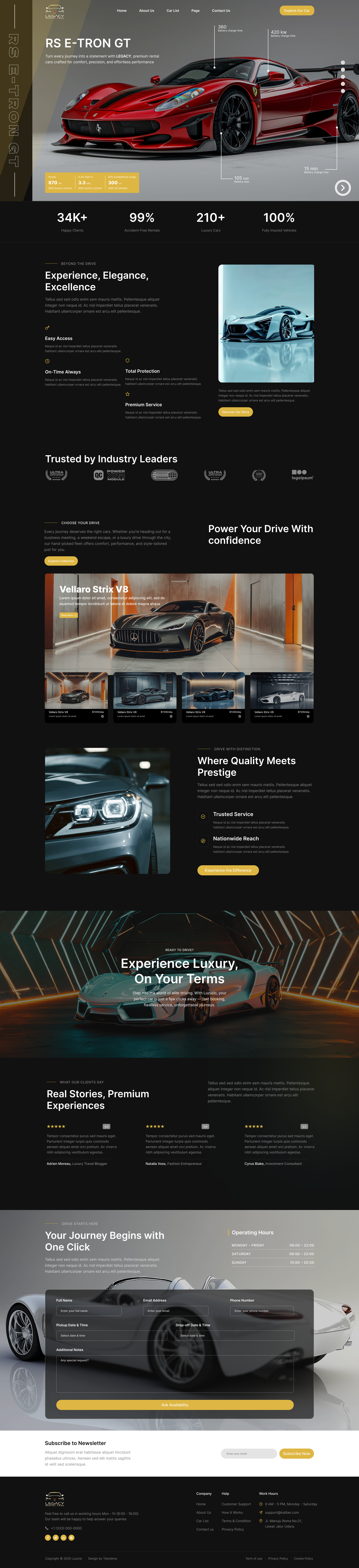 Car Rental WordPress Theme