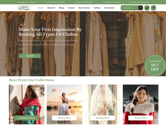 Free Clothing WordPress Theme