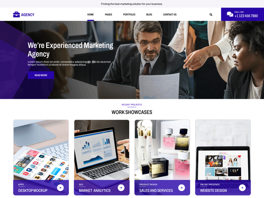 Free Digital Agency WordPress Theme
