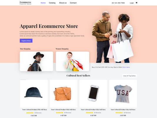 Free Ecommerce WordPress Theme