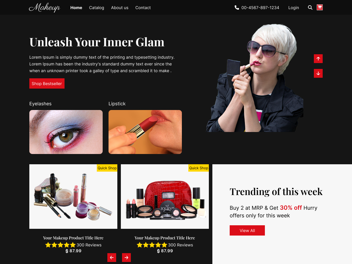 Fee Makeup Free Makeup WordPress Theme | Perfect For Makeup Experts