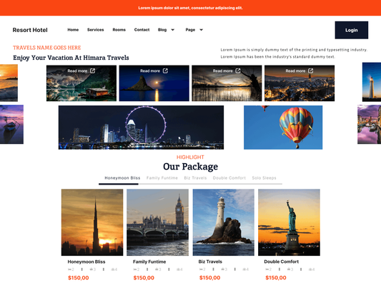 Free Travel WordPress Theme