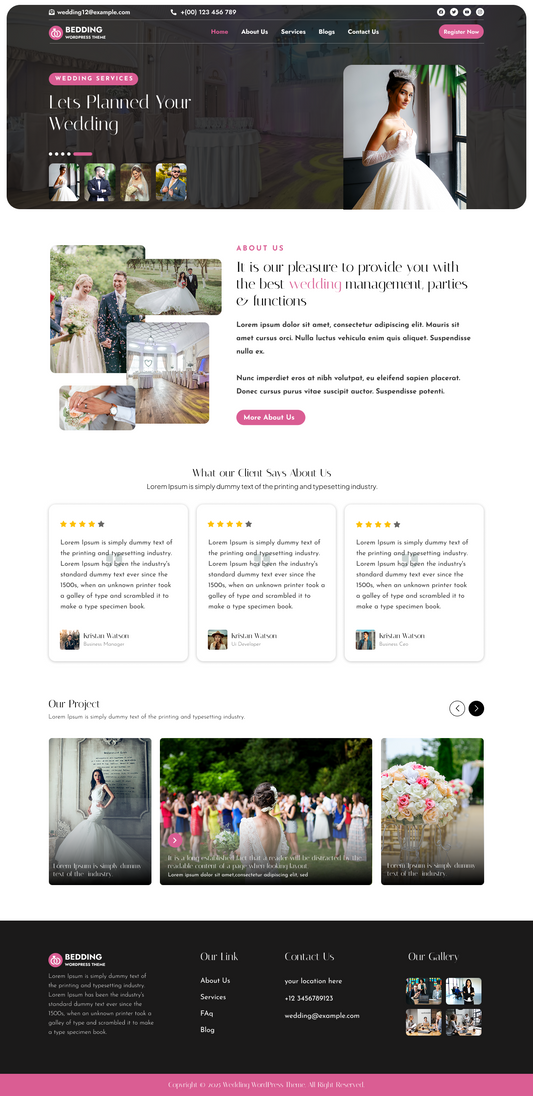 Wedding Planner Firm