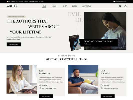 Free Writer WordPress Theme