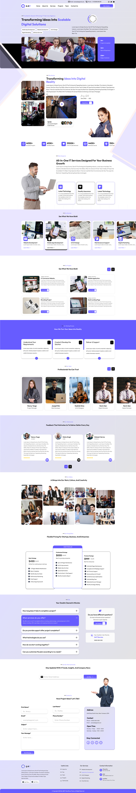 IT Service WordPress Theme