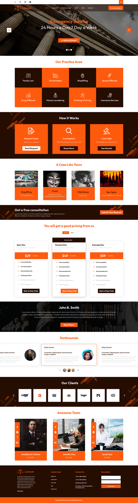 Legal WordPress Theme