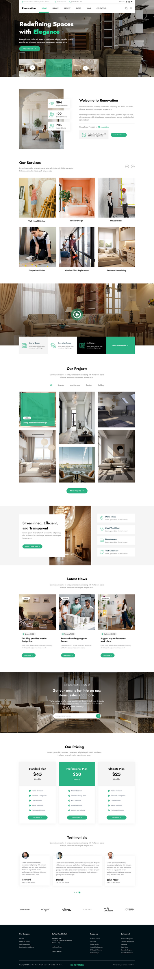 Renovation WordPress Theme