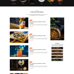 Foodie WordPress Theme