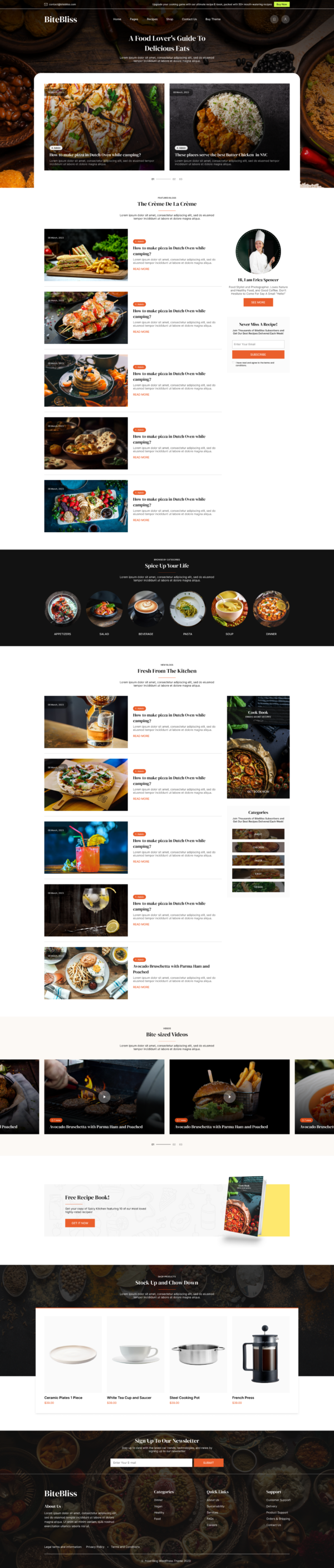Foodie WordPress Theme